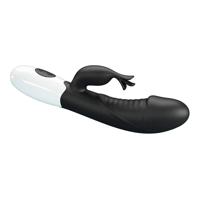 PRETTY LOVE - ROGUE MUSE 30-FUNCTION RABBIT VIBRATOR BLACK