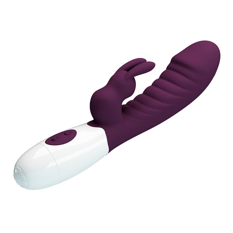 PRETTY LOVE - NAUGHTY BUNNY RABBIT VIBRATOR 30 FUNCTIONS PURPLE