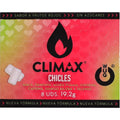 WUG Climax - Functional chewing gum with maca, damiana, and ginseng to stimulate desire and intimate vitality. 8-unit blister pack.