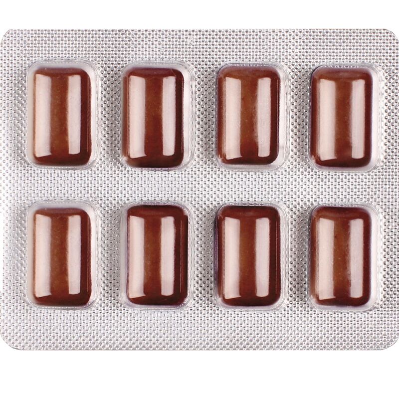 WUG Power Up - Energizing chewing gum for focus and endurance - 8-unit blister pack
