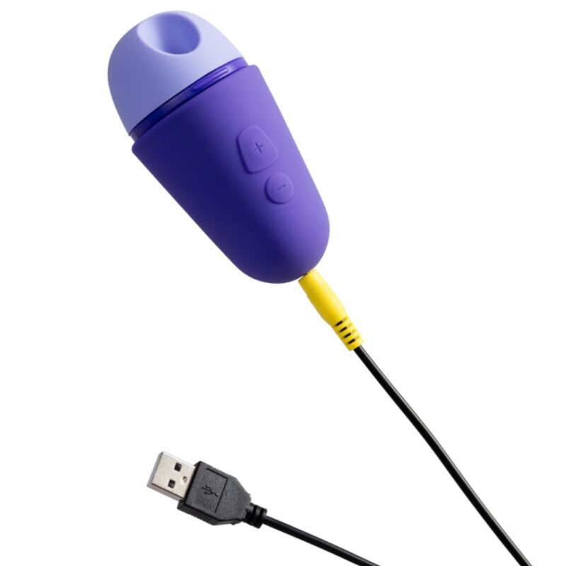 ROMP - CLITORAL STIMULATOR WITH CAP, 10 MODES, RECHARGEABLE, PURPLE