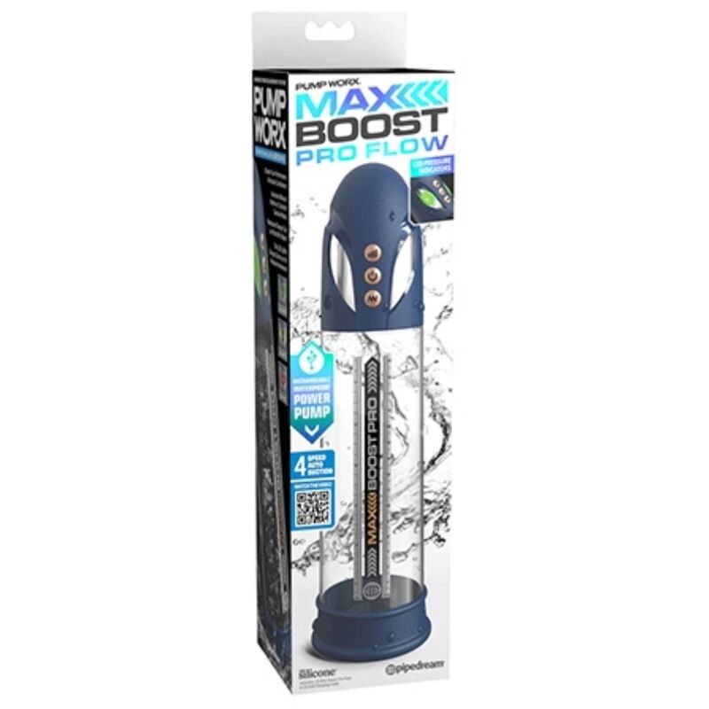 PUMP WORX - MAX BOOST PRO FLOW BLUE 12 IN