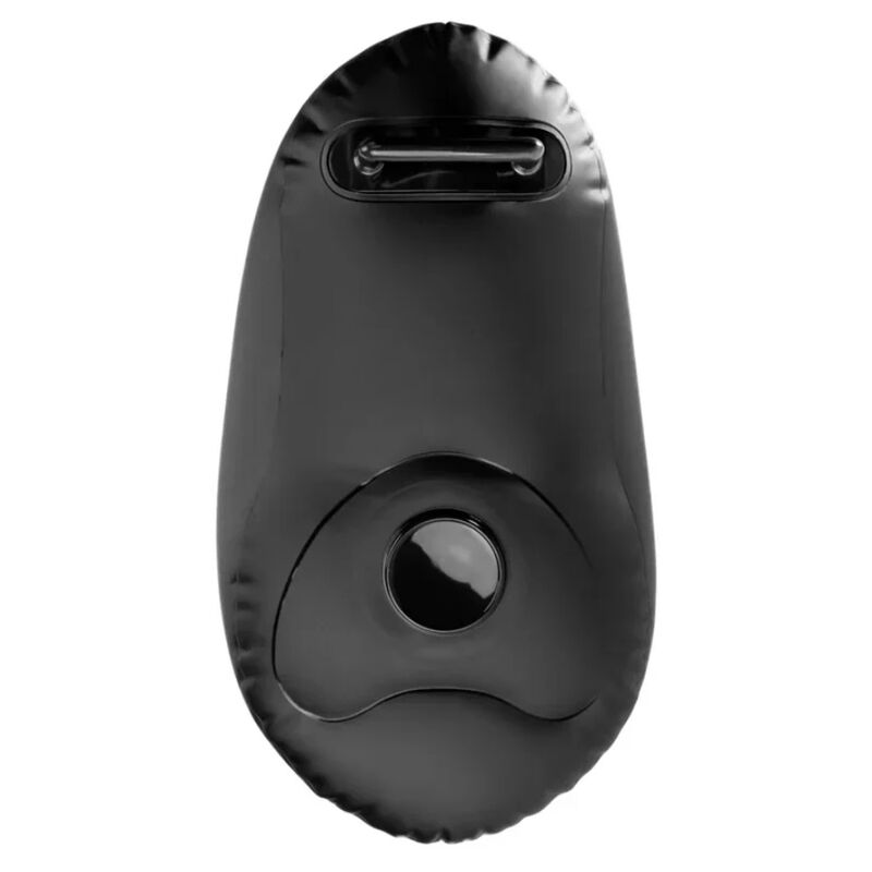FETISH FANTASY SERIES - BODY DOCK INFLATABLE SEAT WITH 69.2 CM BLACK DILDO