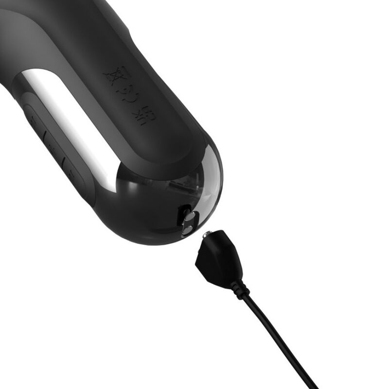 FETISH FANTASY SERIES - SONIX BLACK SILICONE RABBIT VIBRATOR