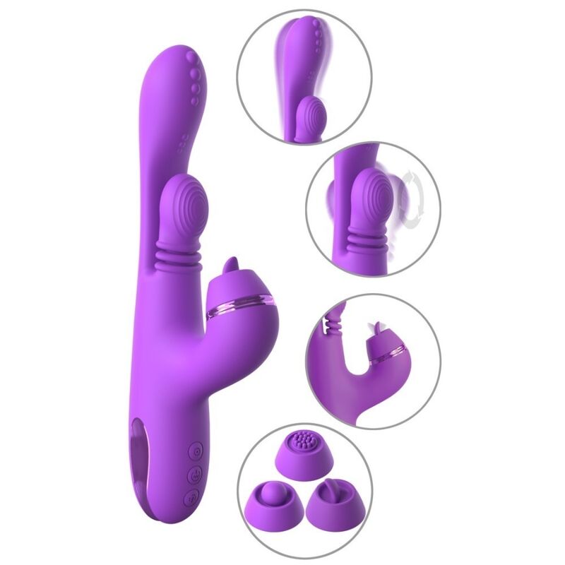 FANTASY FOR HER - INTIMOTION PULSE PRO RABBIT VIBRATOR VIOLET