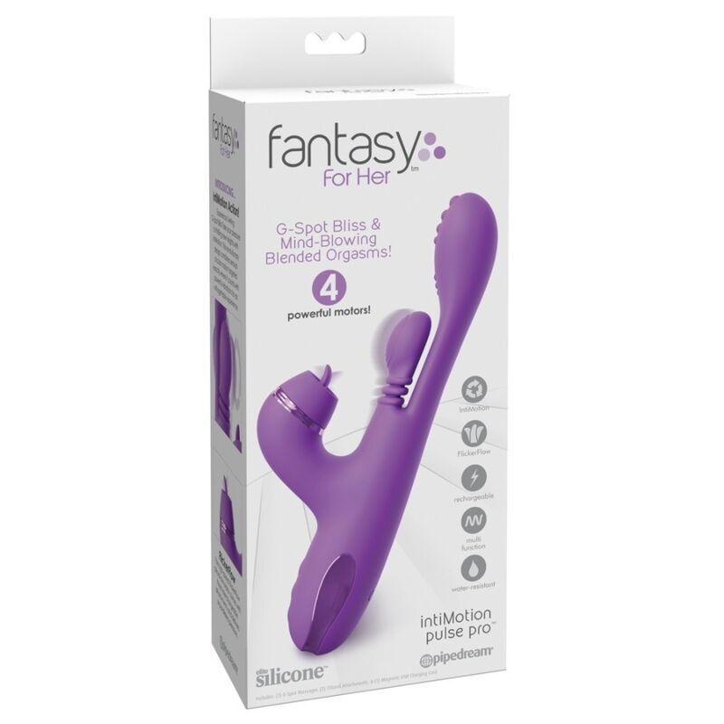 FANTASY FOR HER - INTIMOTION PULSE PRO RABBIT VIBRATOR VIOLET