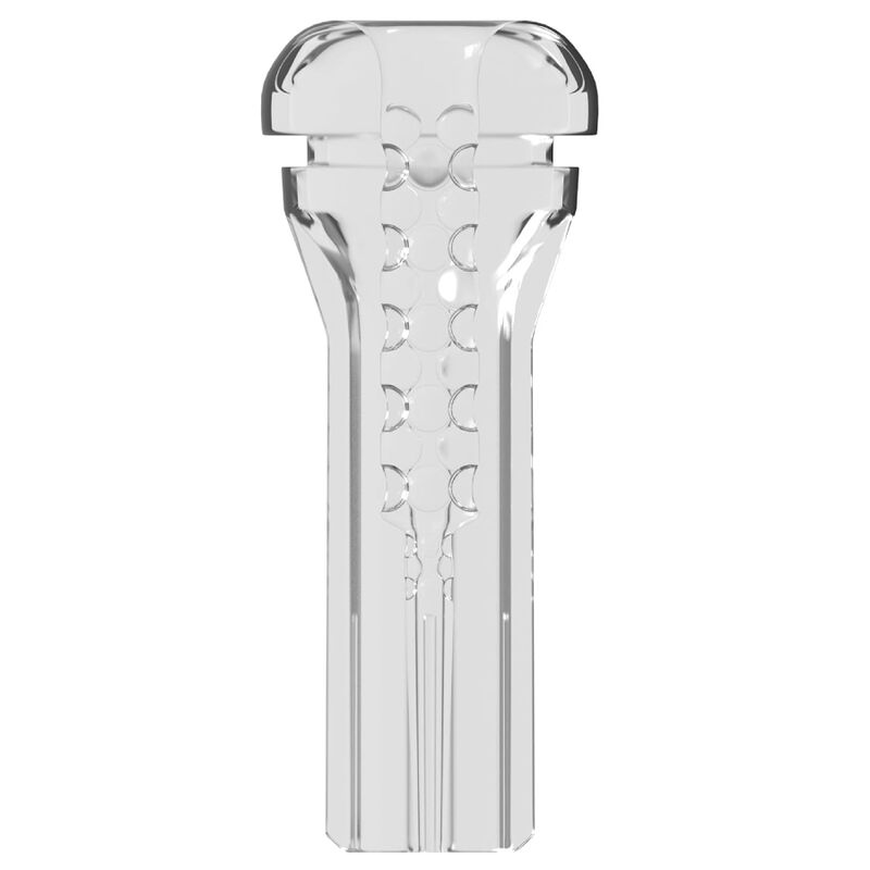 PDX ELITE - VIEWTUBE XXL TRANSPARENT LED STROKER 27.3 CM