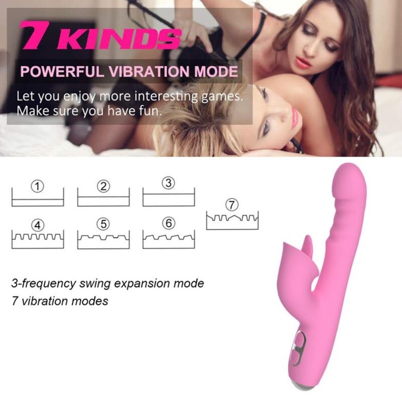 NALONE - T-MAY MAGIC WAND RABBIT VIBRATOR PINK
