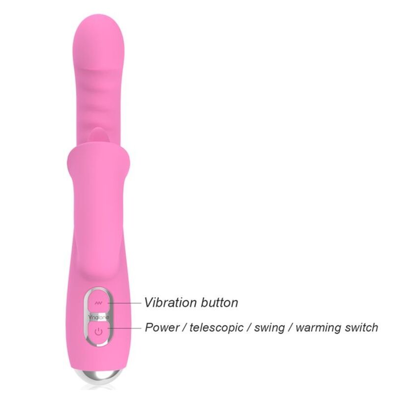 NALONE - T-MAY MAGIC WAND RABBIT VIBRATOR PINK