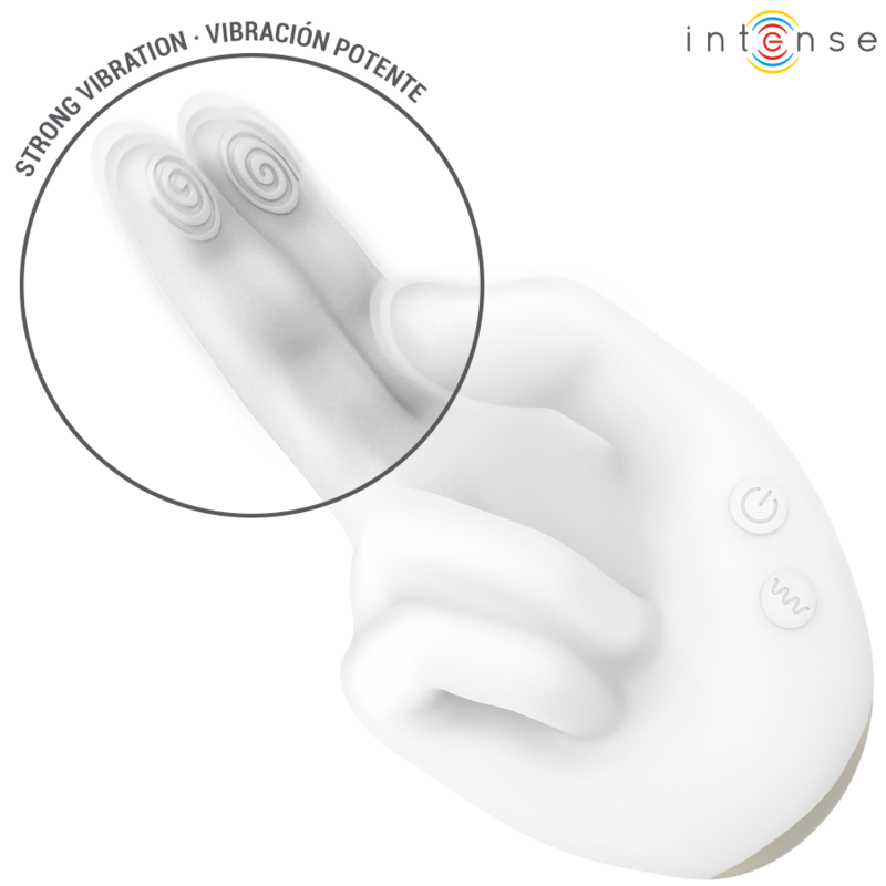 INTENSE - JIMMY MULTIFUNCTION HAND-SHAPED STIMULATOR WITH VIBRATION AND HEAT