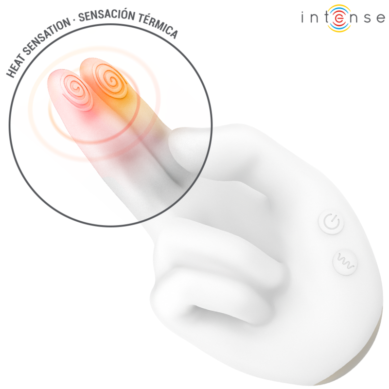 INTENSE - JIMMY MULTIFUNCTION HAND-SHAPED STIMULATOR WITH VIBRATION AND HEAT