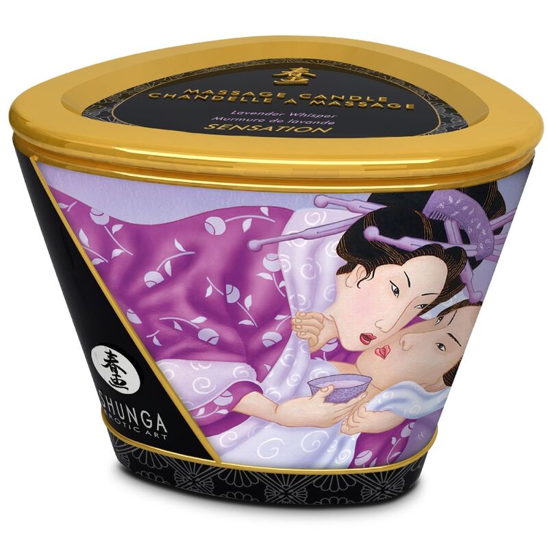 SHUNGA - MASSAGE CANDLE LAVENDER 170 ML