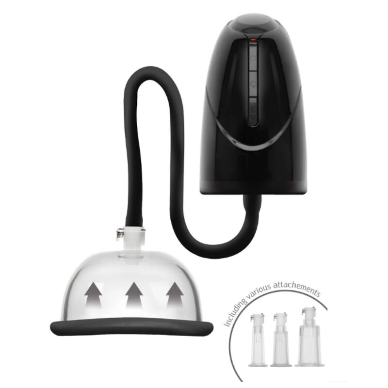SHE.E.O - AUTOMATIC VAGINA AND CLITORIS VACUUM PUMP BLACK