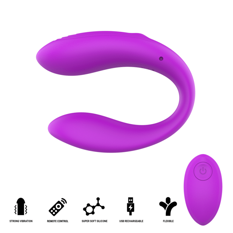 INTENSE - NORA PURPLE VIBRATING CLAMP STIMULATOR