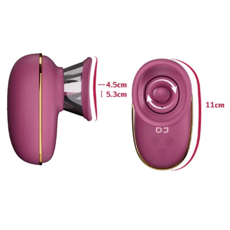 SHE.E.O - AUTOMATIC CLITORAL STIMULATION PUMP WITH LICKING EFFECT (PURPLE)