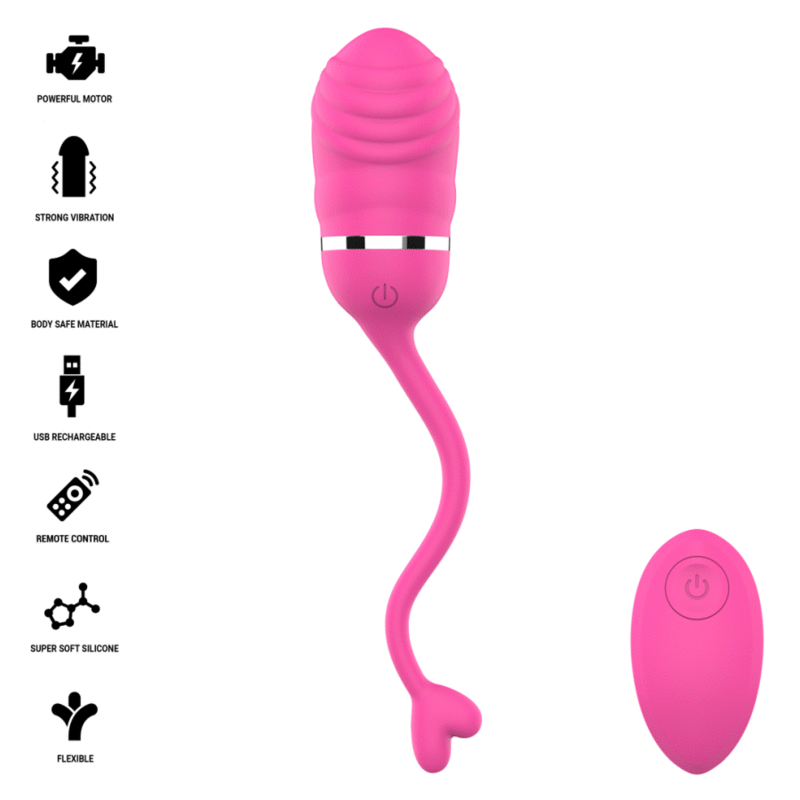 INTENSE - SOOKIE REMOTE CONTROLLED VIBRATING PINK EGG