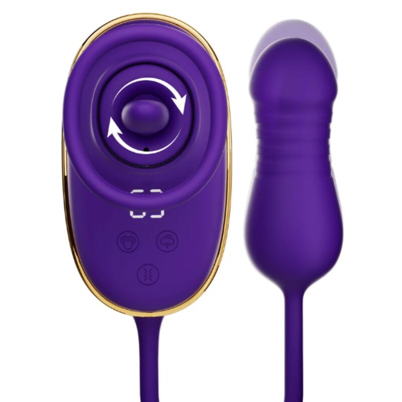 SHE.E.O - CLITORAL SUCTION WITH LICKING EFFECT AND VIOLET ANAL STIMULATOR