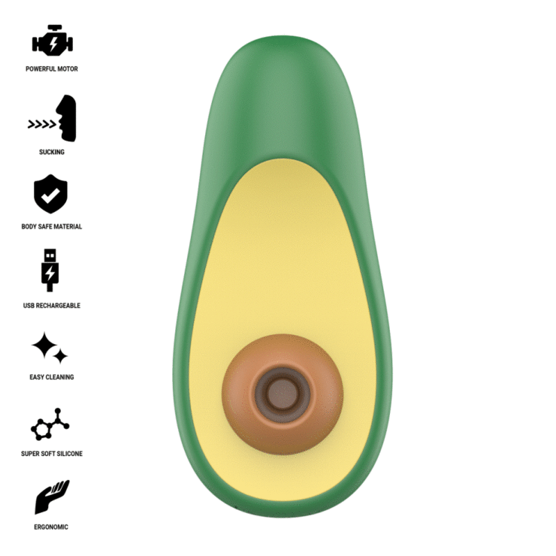 INTENSE - WAKI CLITORAL SUCTION STIMULATOR AVOCADO
