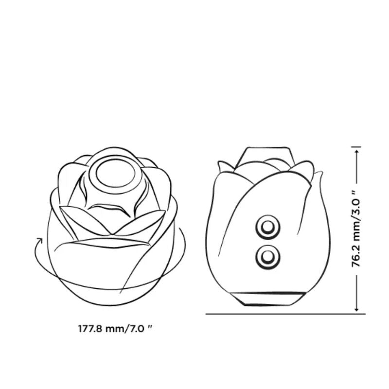 ROMP - ROSE 2.0 ROSE-SHAPED CLITORAL SUCTION TOY
