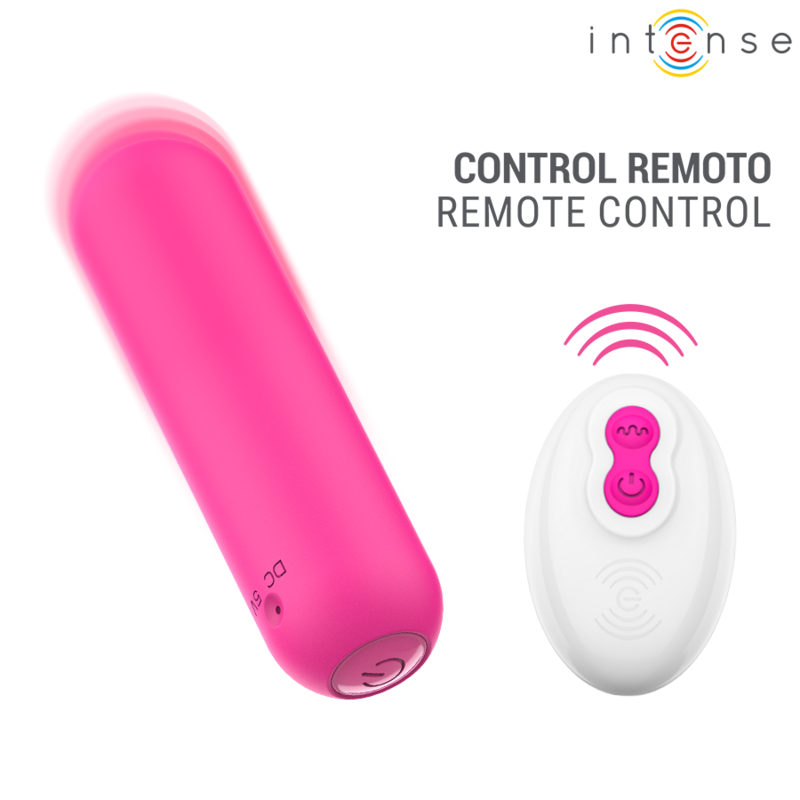 INTENSE - JUDY VIBRANT RECHARGEABLE WITH REMOTE CONTROL PINK
