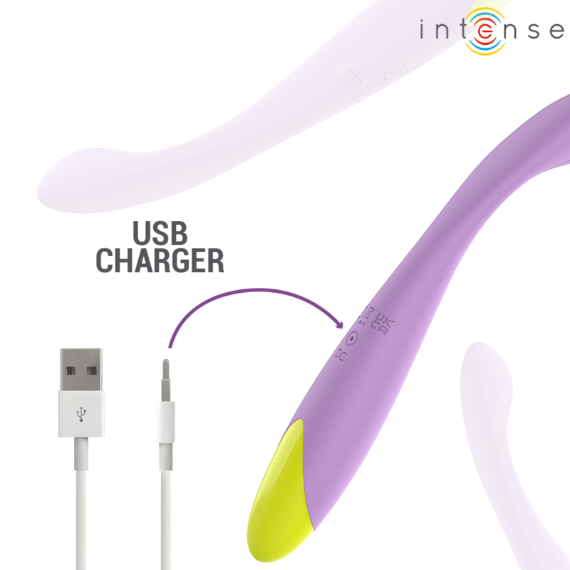 INTENSE - LUCCA FLEXIBLE RECHARGEABLE USB G-SPOT STIMULATOR