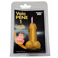 DIABLO PICANTE - BOUGIE PÉNIS EN FORME DE CHIFFRE 1 COULEUR OR