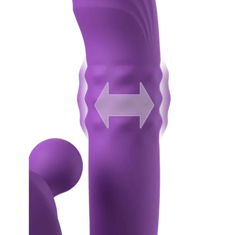 FANTASY FOR HER - HARMONI PRO PURPLE RABBIT VIBRATOR FOR G-SPOT AND CLITORAL STIMULATION
