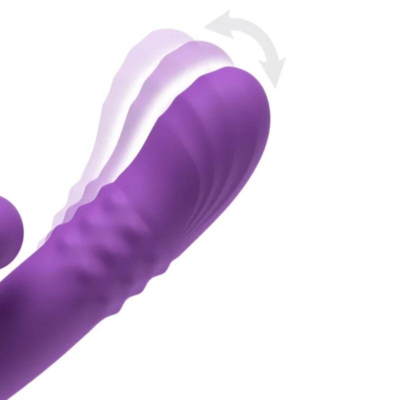 FANTASY FOR HER - HARMONI PRO PURPLE RABBIT VIBRATOR FOR G-SPOT AND CLITORAL STIMULATION