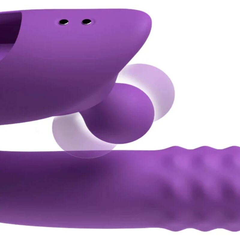 FANTASY FOR HER - HARMONI PRO PURPLE RABBIT VIBRATOR FOR G-SPOT AND CLITORAL STIMULATION