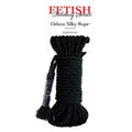 FETISH FANTASY SERIES - CORDE DE SOIE NOIRE DE LUXE 9,75 M