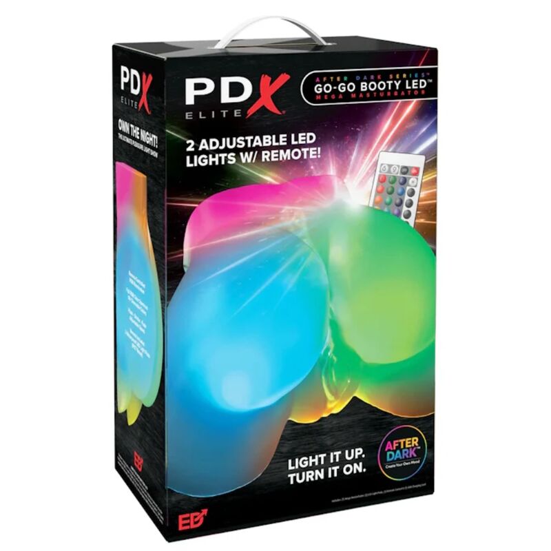 PDX ELITE - GO-GO BOOTY MEGA ILLUMINATED LED MALE MASTURBATOR