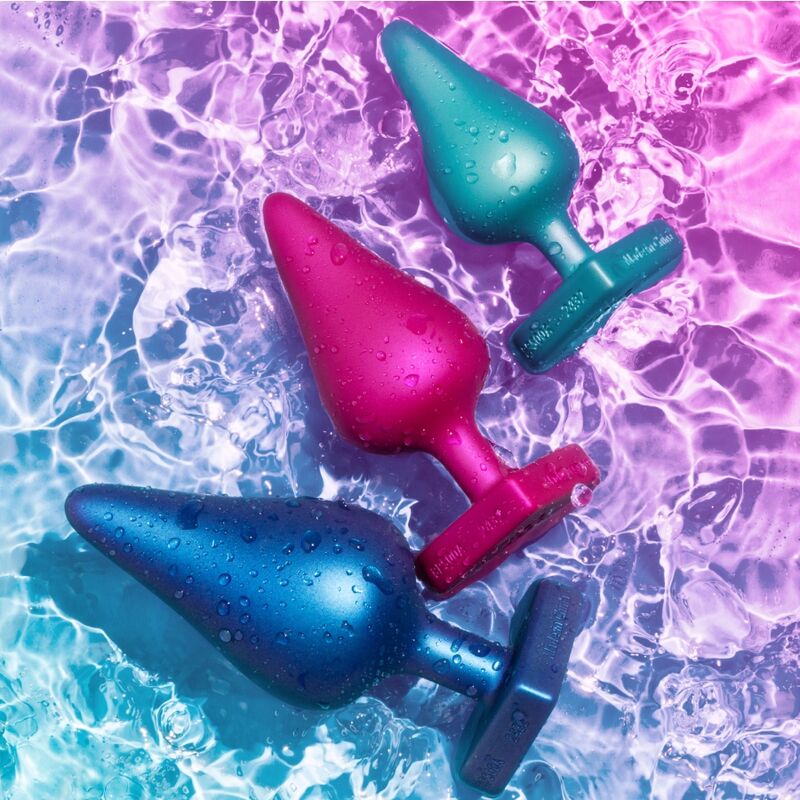 ROMP - LUSTER ANAL TRAINING KIT S/M/L SIZES WITH HEART-SHAPED BASE