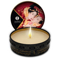 SHUNGA - STRAWBERRY MINI CARESS WITH CANDLE AND CAVA MASSAGE CANDLE 30 ML