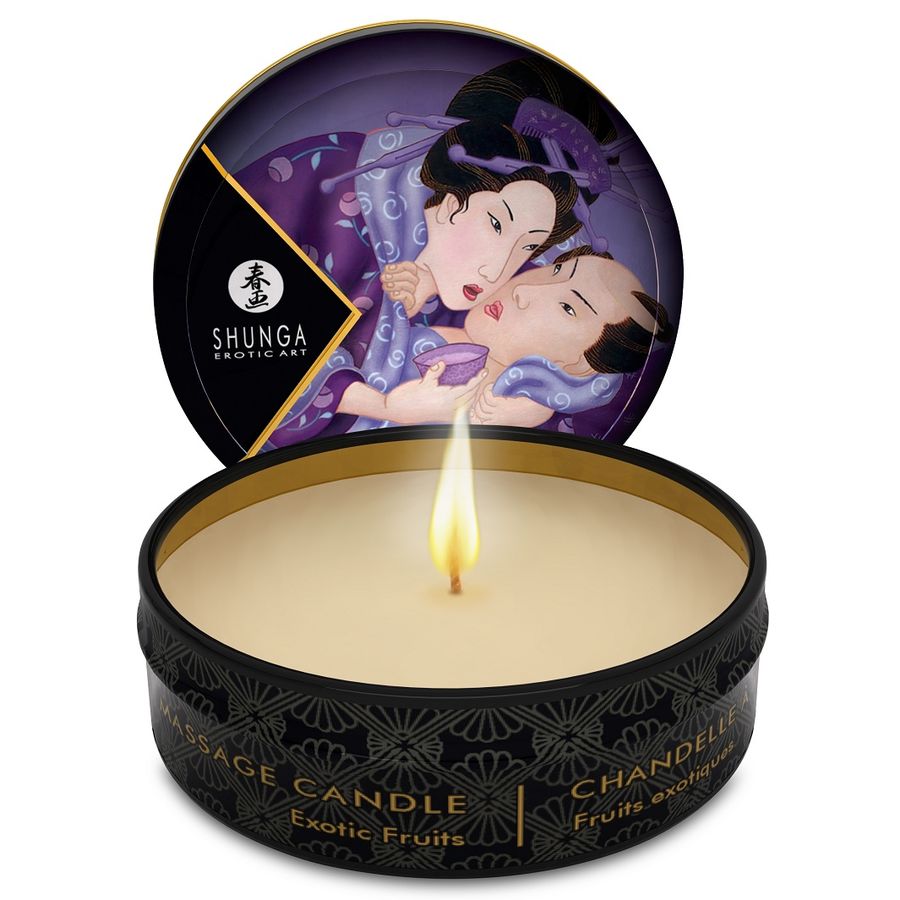 SHUNGA - MINI CARESS MASSAGE CANDLE DISPLAY 24 UNITS