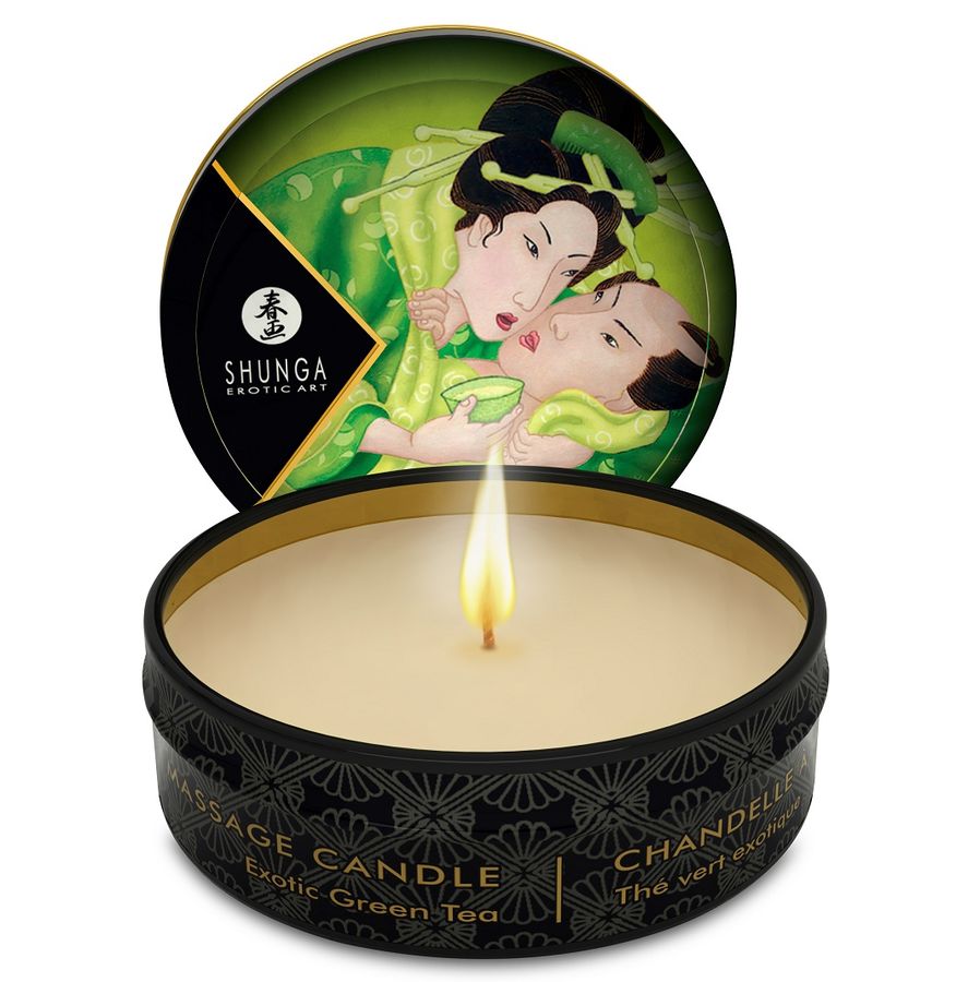 SHUNGA - MINI CARESS MASSAGE CANDLE DISPLAY 24 UNITS