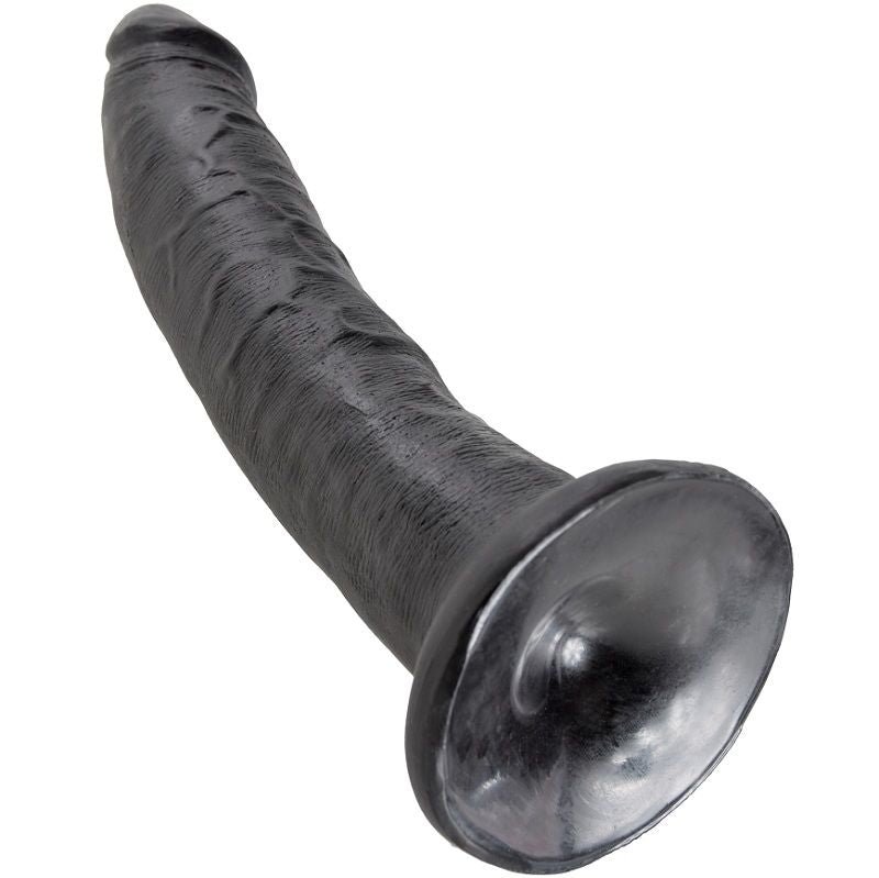 KING COCK - BLACK DILDO 17.8 CM