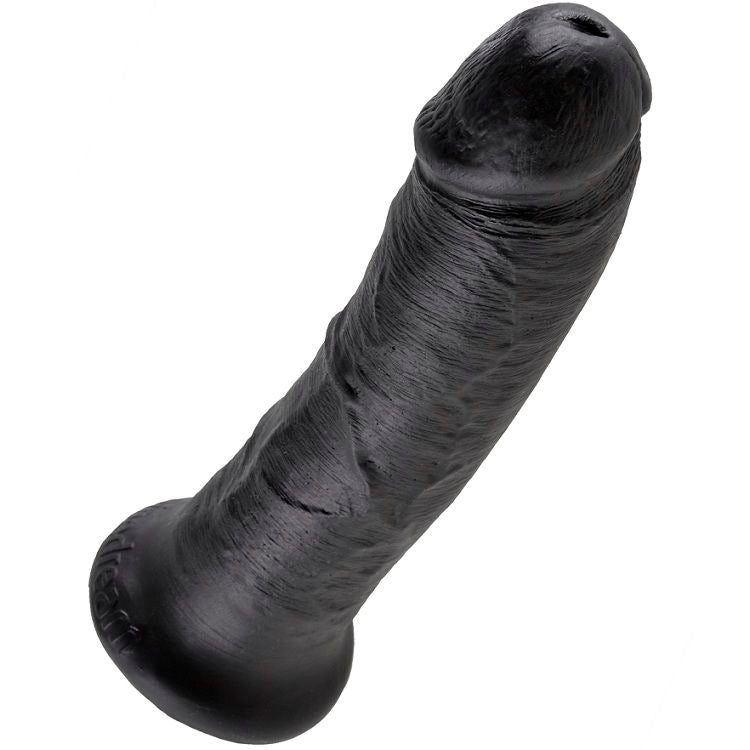 KING COCK - 8 INCH BLACK DILDO