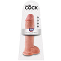 KING COCK - 11 DILDO WITH BALLS 28 CM