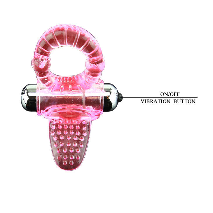 BAILE - ROSE VIBRATING COCK RING SWEET ABS 10 RHYTHMS