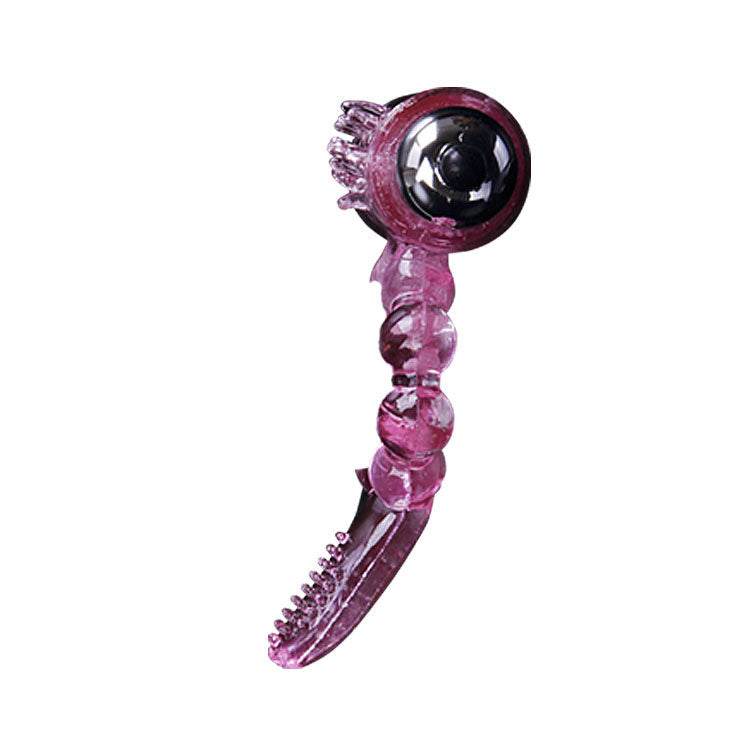 BAILE - 10-FUNCTION TONGUE SILICONE RING WITH VIBRATION PINK