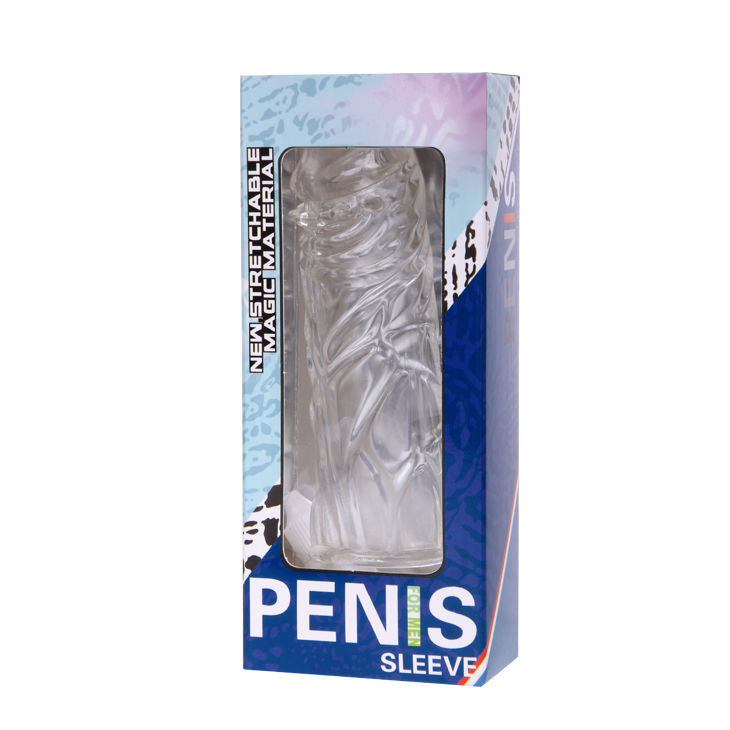 BAILE - ADAPTABLE 13 CM LILAC SILICONE PENIS SLEEVE