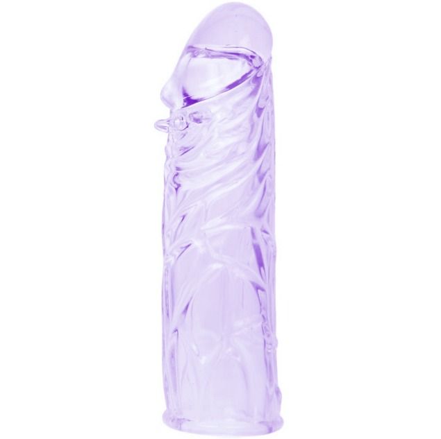 BAILE - ADAPTABLE 13 CM LILAC SILICONE PENIS SLEEVE