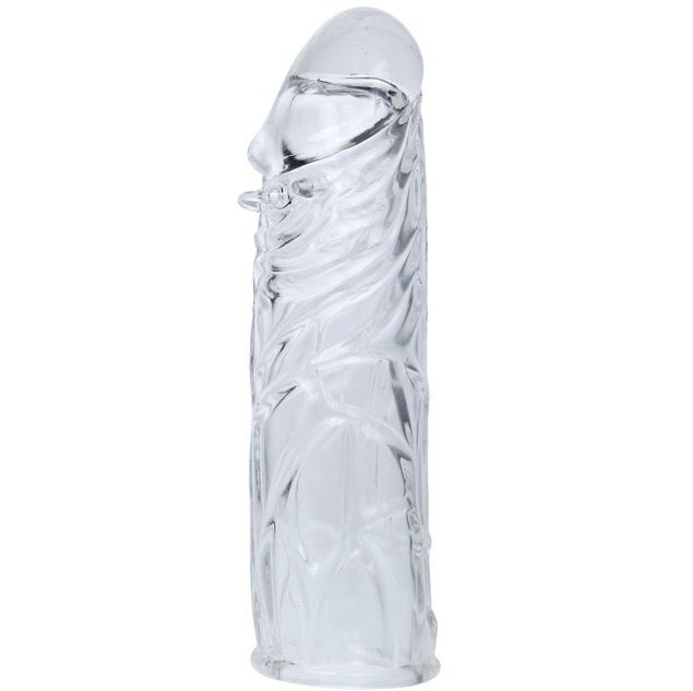 BAILE - STIMULATING PINK SILICONE PENIS SLEEVE 13 CM