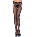 LEG AVENUE - MESH CUT-OUT PANTS PLUS