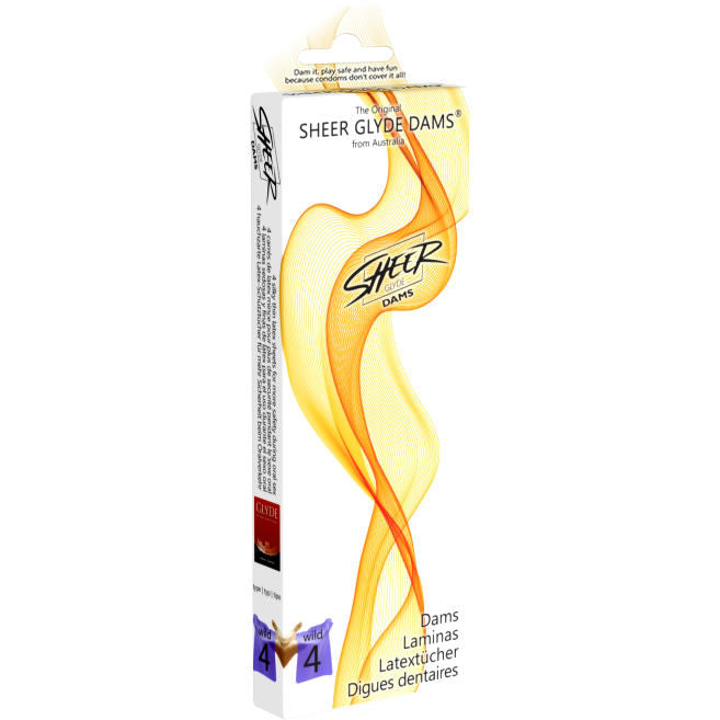 SHEER GLYDE - DAMS LATEX ORAL SEX WILD BERRIES