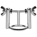 METAL HARD - GLANS RING WITH URETHRAL DILATOR PRESS