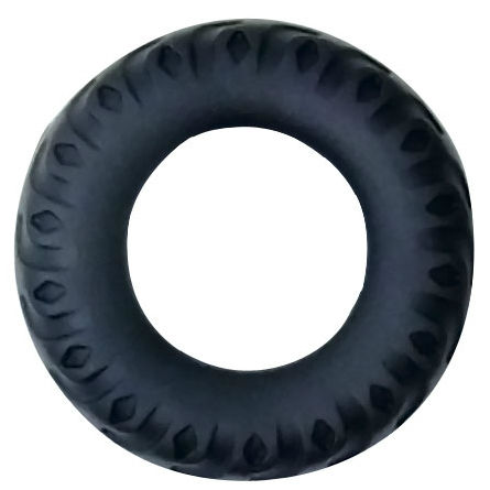 BAILE - TITAN BLACK GREEN COCKRING 2 CM