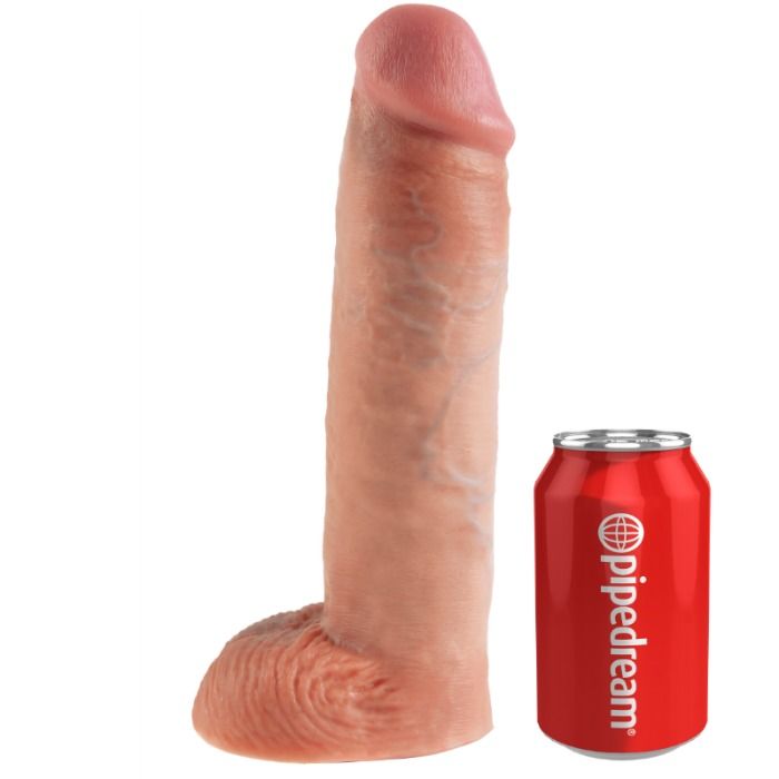 KING COCK - STRAP-ON WITH HOLLOW DILDO 28 CM AND STRAPS