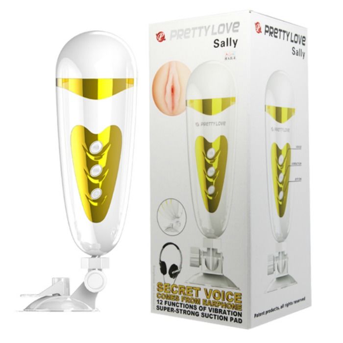 PRETTY LOVE - SALLY MALE MASTURBATOR WITH VIBRATION AND SOUND