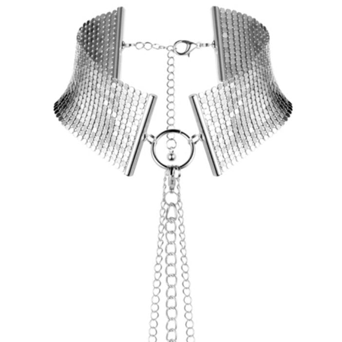 JEWELRY - METALLIC DESIRE SILVER PLATED NECKLACE